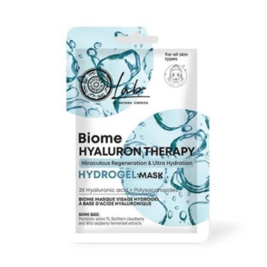 NATURA SIBERICA NATURA SIBERICA Lab Biome Hyaluron Therapy Hydrogel Μάσκα Προσώπου Με Υαλουρονικό 1 Τεμάχιο