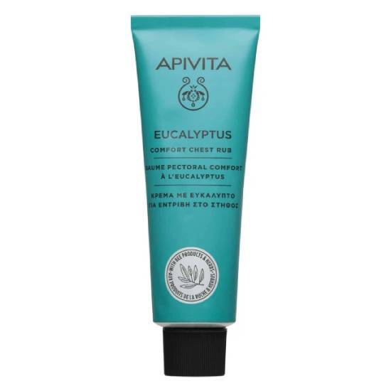 APIVITA APIVITA Eucalyptus Comfort Chest Rub Κρέμα Με Ευκάλυπτο Για Εντριβή Στο Στήθος 50ml