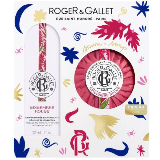 ROGER & GALLET ROGER & GALLET Gingembre Rouge Wellbeing Fragrant Water Άρωμα 30ml & Αναζωογονητικό Σαπούνι 100g