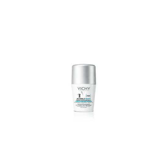 VICHY VICHY Invisible Resist 72H Αποσμητικό Roll-On Κατά Των Σημαδιών & Της Έντονης Εφίδρωσης 50ml