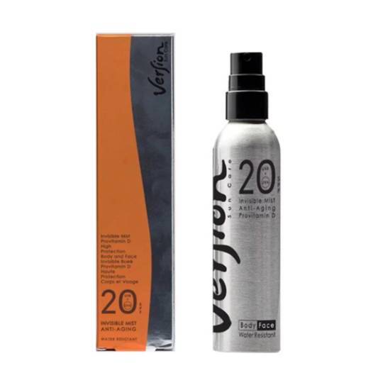 VERSION DERMA VERSION Invisible Mist Aόρατο Σπρέι Προσώπου & Σώματος Υψηλής Προστασίας SPF20 200ml