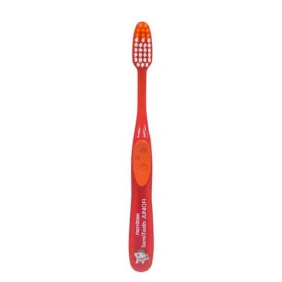 FREZYDERM FREZYDERM SensiTeeth Junior Toothbrush Soft Red 1 Τεμάχιο