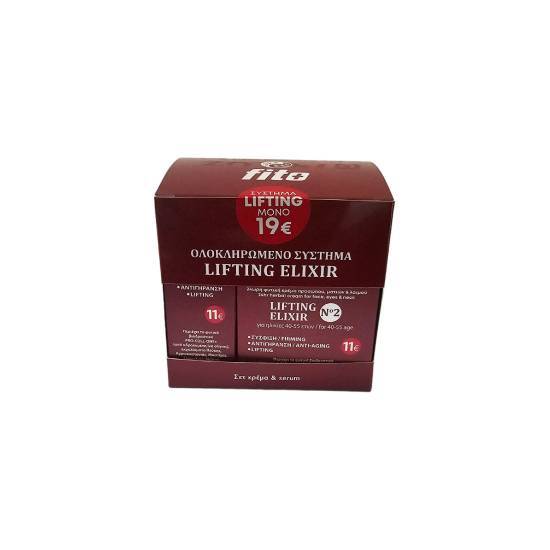FITO+ FITO+ Σύστημα Lifting Elixir No.1 Φυτική Κρέμα Προσώπου Για Ηλικίες 25-40 ετών 50ml & Lifting Elixir Serum Φυτικό Serum 30ml
