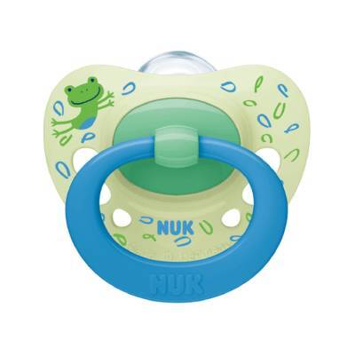 NUK NUK Signature Ορθοδοντική Πιπίλα Σιλικόνης 6-18m 1 τεμάχιο - Πράσινο