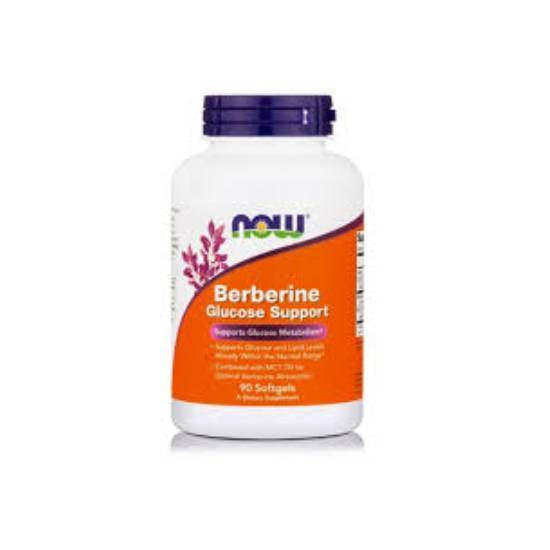 NOW FOODS NOW Foods Berberine Glucose Support 90 Mαλακές Κάψουλες