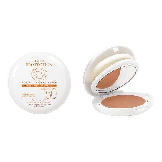 AVENE AVENE Haute Protection Compact Αδιάβροχη Αντηλιακή Πούδρα Προσώπου SPF50 με Χρώμα Teinte Sable 10gr