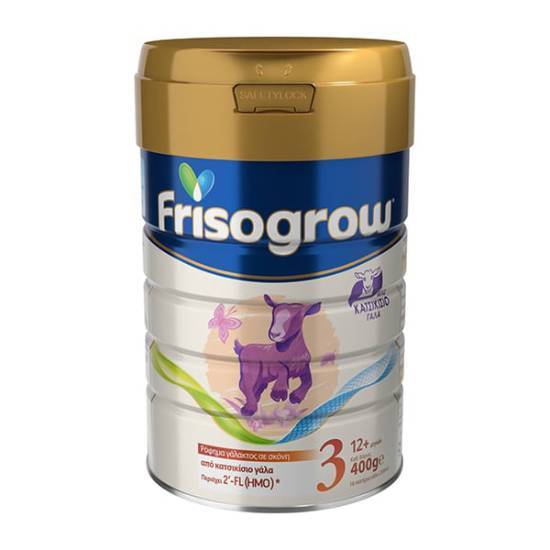 NOYNOY FRISOGROW 3 Goat Ρόφημα Γάλακτος Σε Σκόνη Από Κατσικίσιο Γάλα 12+ Μηνών 400gr