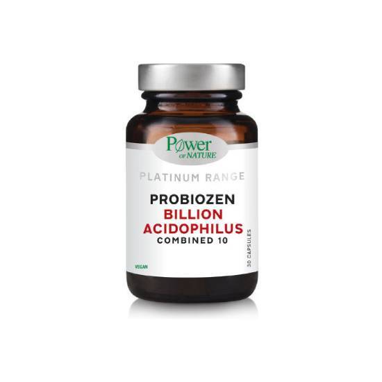 POWER HEALTH POWER HEALTH Platinum Range Probiozen Billion Acidophilus Combined 10 30 Κάψουλες