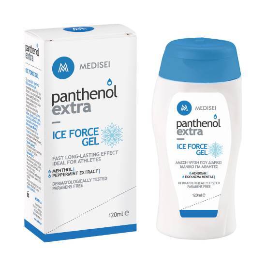 PANTHENOL MEDISEI Panthenol Extra Ice Force Gel Γέλη Κρυοθεραπείας 120ml
