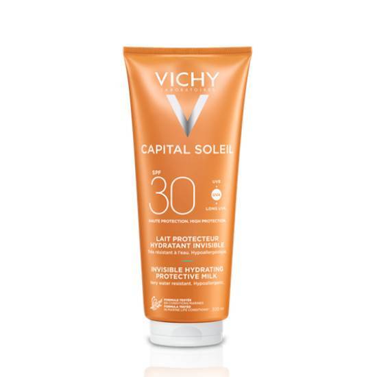 VICHY VICHY Capital Soleil Invisible Hydrating Protective Milk Αόρατο Ενυδατικό Αντηλιακό Γαλάκτωμα SPF30+ 300ml