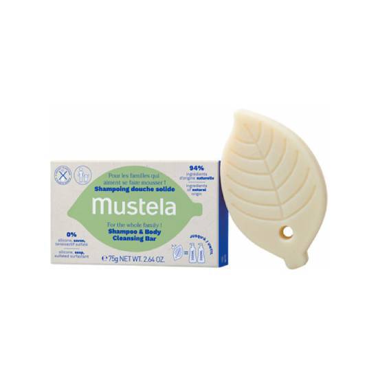MUSTELA MUSTELA Shampoo & Body Cleansing Bar Μπάρα Σαπουνιού 75gr