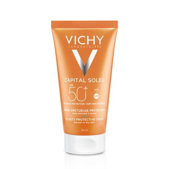 VICHY VICHY Capital Soleil Κρέμα Προσώπου Με Βελούδινη Υφή SPF50+ 50ml