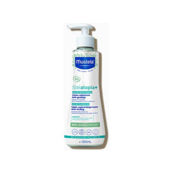 MUSTELA MUSTELA Stelatopia+ Lipid-Replenishing Cream Κρέμα Αναπλήρωσης Λιπιδίων Κατά Του Κνησμού Για Πρόσωπο & Σώμα 300ml