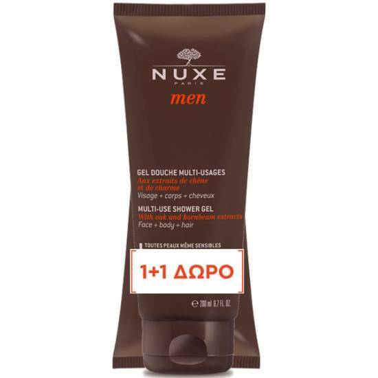 NUXE NUXE Ανδρικό Αφρόλουτρο Για Σώμα-Μαλλιά & Πρόσωπο 2x200ml
