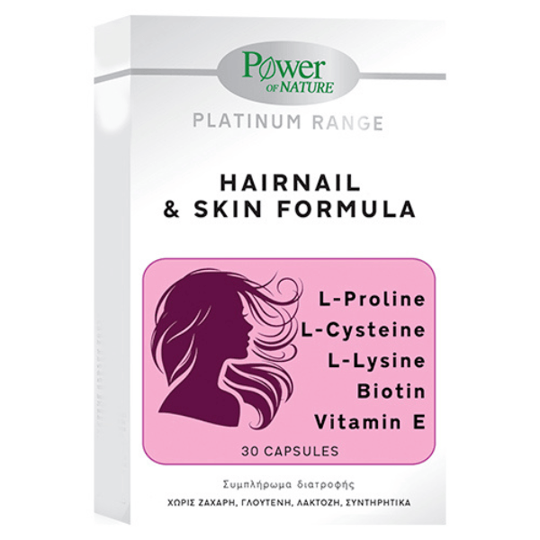 POWER HEALTH POWER HEALTH Platinum Range Hairnail & Skin Formula 30 Κάψουλες