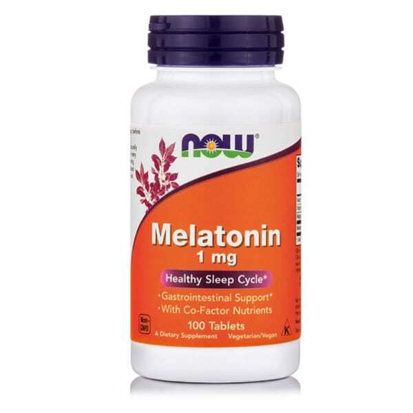 NOW FOODS NOW Melatonin 1mg 100 Κάψουλες