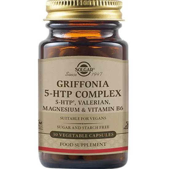 NESTLE SOLGAR Griffonia 5-HTP Complex 30 Φυτικές Κάψουλες