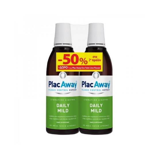 PLAC AWAY PLAC AWAY Daily Mild Care Mouthwash 2x500ml