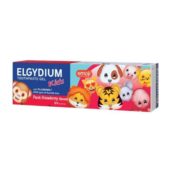 ELGYDIUM ELGYDIUM Κids Emoji Παιδική Οδοντόπαστα Με Γεύση Φράουλα 50ml