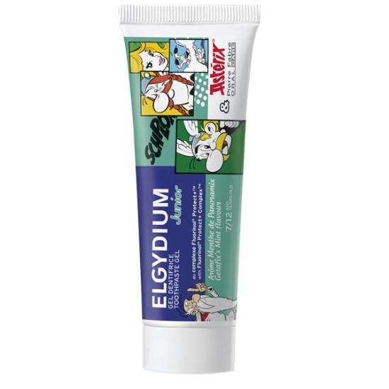 ELGYDIUM ELGYDIUM Junior Asterix Getafix's Παιδική Οδοντόκρεμα Με Γεύση Μέντα 7-12 1400pm 50ml