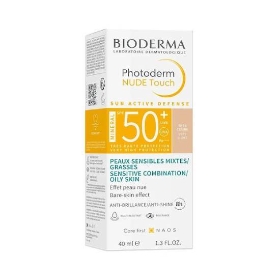 BIODERMA BIODERMA Photoderm Nude Touch SPF50+ με Χρώμα Claire Very Light 40ml