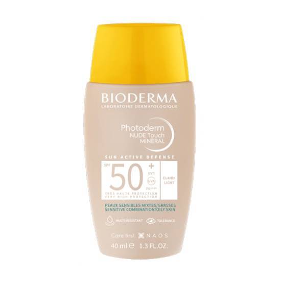 BIODERMA BIODERMA Photoderm Nude Touch Mineral SPF50+ με Χρώμα Claire Light 40ml
