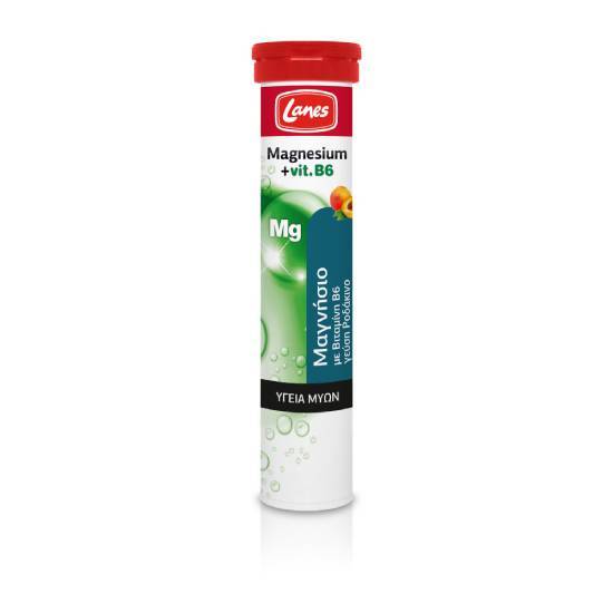 LANES LANES Magnesium & Vitamin B6 20 Αναβράζοντα Δισκία