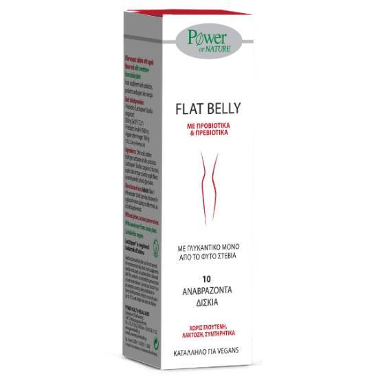 POWER HEALTH POWER HEALTH Flat Belly Stevia 10 Αναβράζοντα Δισκία