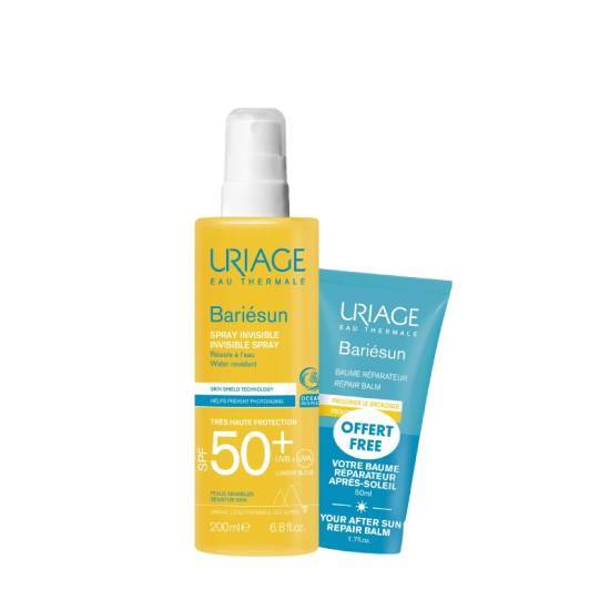 URIAGE URIAGE Bariesun Invisible Spray Spf50+ 200ml & After Sun Repair Balm 50ml