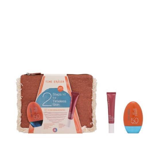 TIME ERASER MEDISEI Time Eraser Color Fluid Sun Shield Matte Finish SPF50 50ml & Best Recovery Concentrate Dark Spot Redness 20ml