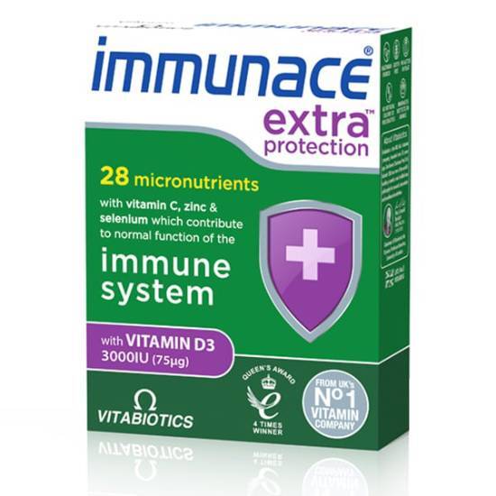 VITABIOTICS VITABIOTICS Immunace Extra Protection 30 Ταμπλέτες
