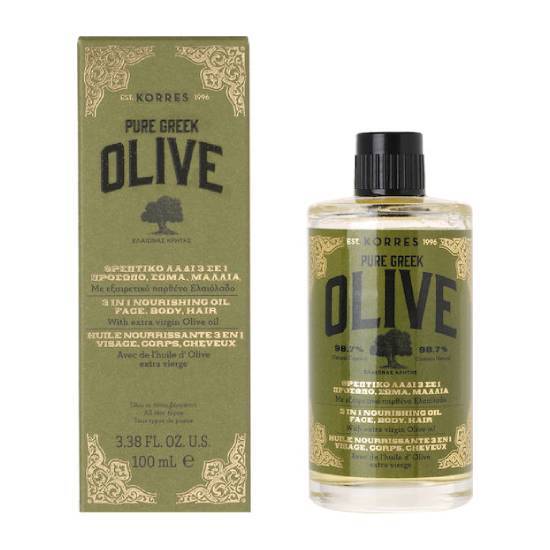 KORRES KORRES Pure Greek Olive Θρεπτικό Λάδι 3 Σε 1 Πρόσωπο, Σώμα, Μαλλιά 100ml
