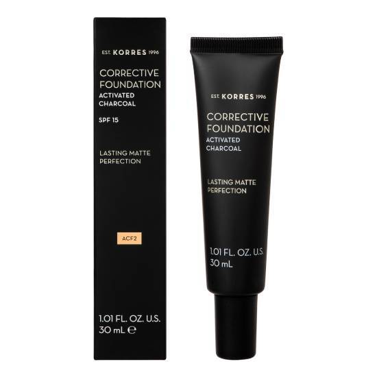 KORRES KORRES Activated Charcoal Corrective Foundation ACF2 SPF15 30ml
