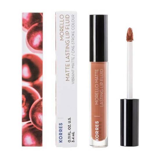 KORRES KORRES Morello Matte Lasting Lip Fluid Νο 07 Tinted Nude 3,4ml