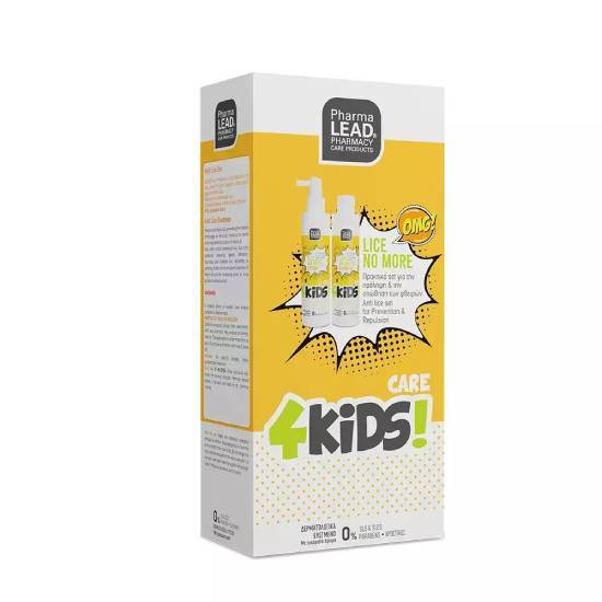 PHARMALEAD PHARMALEAD 4Kids Χτένα 1 τεμάχιο & Αντιφθειρικό σαμπουάν 125ml & Αντιφθειρική λοσιόν 125ml