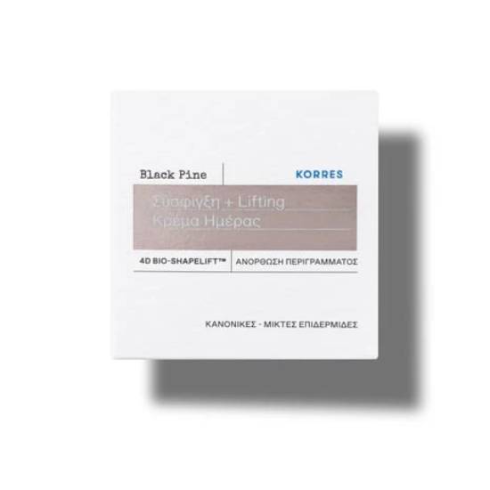KORRES KORRES Black Pine 4D Κρέμα Ημέρας για Κανονικές & Μικτές Επιδερμίδες 40ml