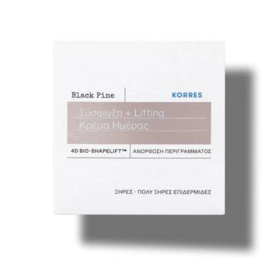 KORRES KORRES Black Pine 4D Κρέμα Ημέρας για Ξηρές - πολύ Ξηρές Επιδερμίδες 40ml