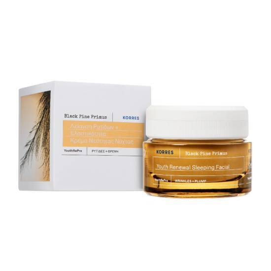 KORRES KORRES Black Pine Primus Youth Renewal Sleeping Facial Κρέμα Νεότητας Νύχτας 40ml