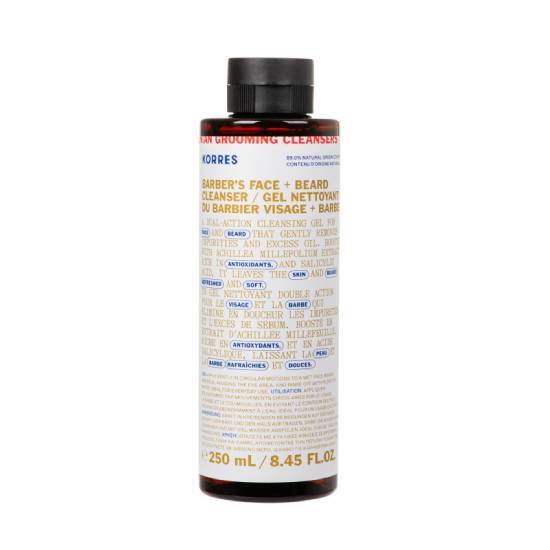 KORRES KORRES Athenian Grooming Cleansers Δροσιστικό Gel Καθαρισμού Για Πρόσωπο & Γένια 250ml