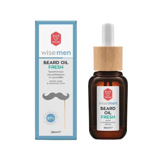 VICAN VICAN Wise Men Beard Oil Fresh 30ml