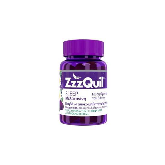 ZZZQUIL ZZZQUIL Συμπλήρωμα Διατροφής Με Μελατονίνη 60 Ζελεδάκια