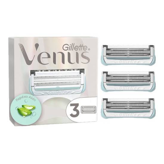 GILLETTE GILLETTE Venus Ανταλλακτικές Κεφαλές Γυναικείας Ξυριστικής Μηχανής 3 Τεμάχια