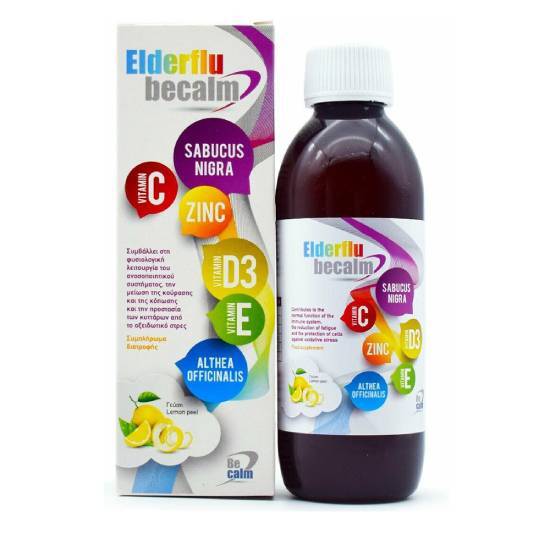 BECALM BECALM Elderflu Adult Lemon Peel Flavor 250ml