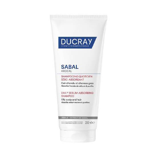 DUCRAY DUCRAY Sabal Argeal Σμηγματο-Απορροφητικό Σαμπουάν Καθημερινής Χρήσης 200ml