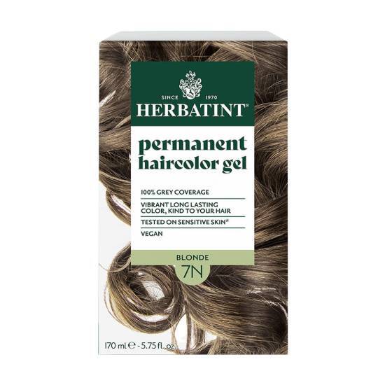 ANTICA ERBORISTERIA S.p.A HERBATINT Permanent Gel Βαφή Μαλλιών Χωρίς Αμμωνία 7N Ξανθό 170ml