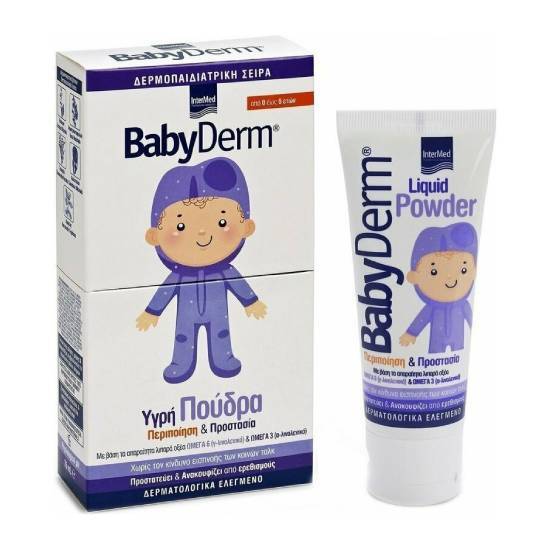 INTERMED INTERMED Babyderm Liquid Powder Προστατευτική Υγρή Πούδρα 75ml