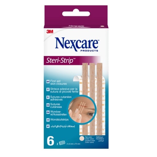 NEXCARE NEXCARE Steri-Strip 6x75mm 6 Τεμάχια