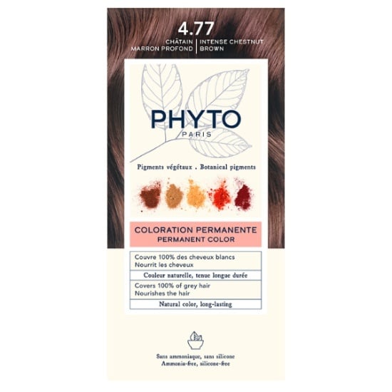 PHYTO PHYTO Μόνιμη Βαφή Μαλλιών Καστανό Έντονο Μαρόν Νο.4,77