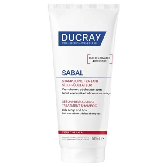 DUCRAY DUCRAY Sabal Σαμπουάν Αγωγής Για Λιπαρά Μαλλιά 200ml