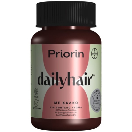 PRIORIN PRIORIN Dailyhair Με Χαλκό 30 Ζελεδάκια